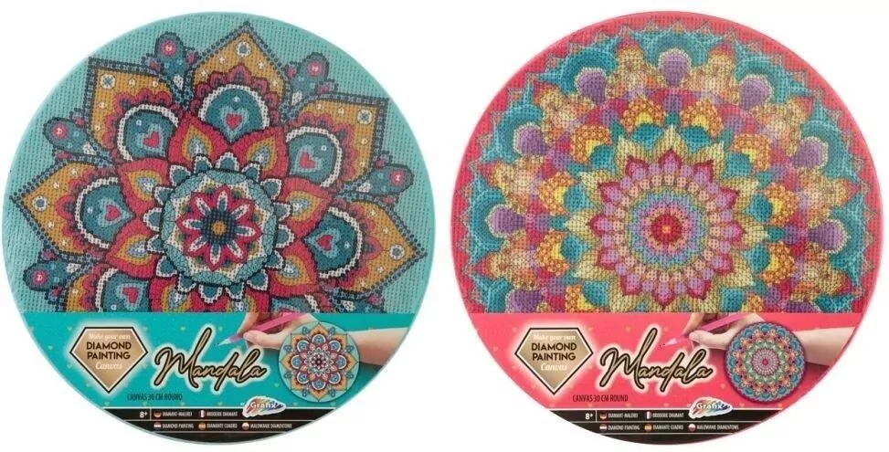 Mozaika diamentowa. Mandala Canvas 30cm - tantis.pl
