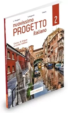 Nuovissimo Progetto italiano 2. Ćwiczenia + 2 CD - tantis.pl