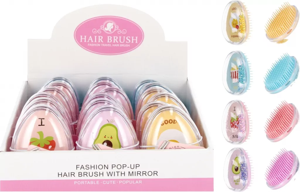 Szczotka do włosów 9cm 1szt.mix - tantis.pl