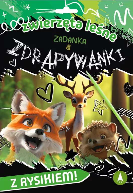 Zadanka & zdrapywanki. Zwierzęta leśne - tantis.pl