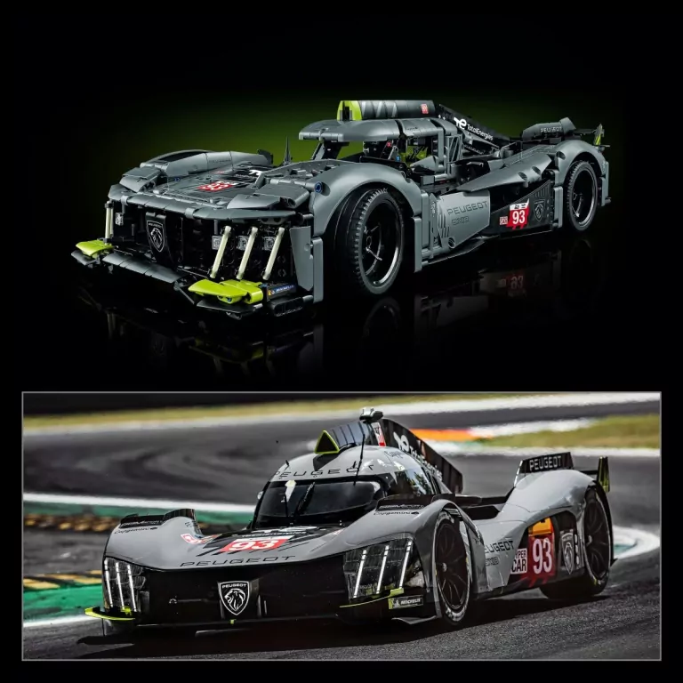 LEGO® Technic. PEUGEOT 9X8 24H Le Mans Hybrid Hypercar. 42156 - tantis.pl