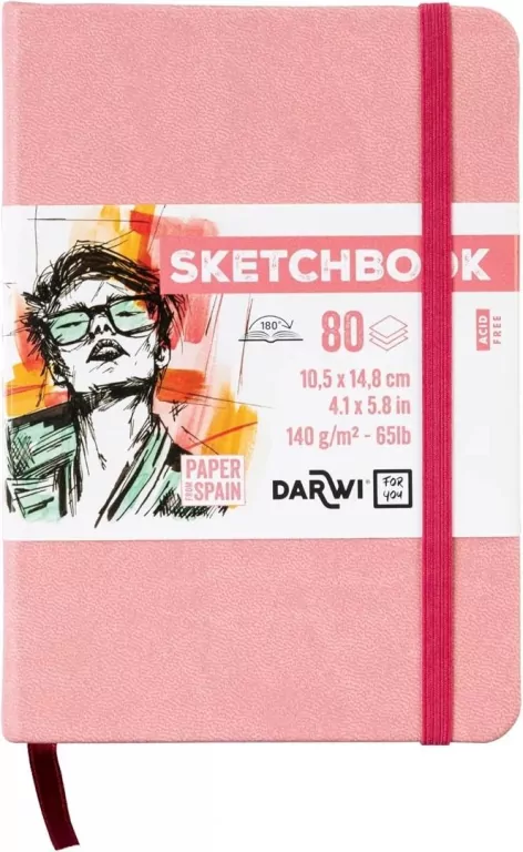 Szkicownik A6 140g bladoróżowy - tantis.pl