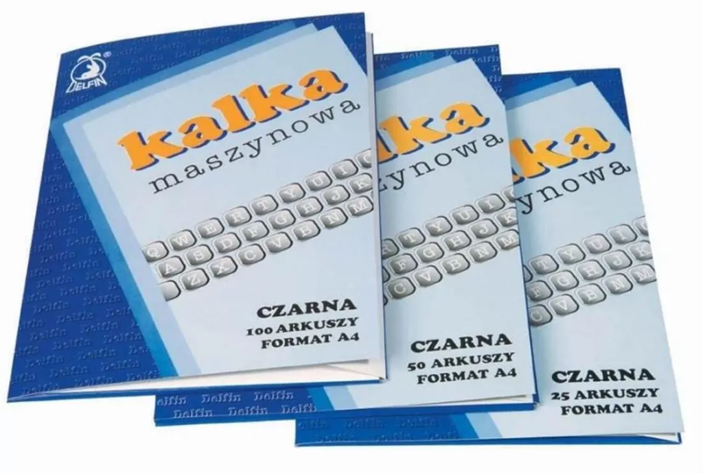 Kalka maszynowa A4/25 arkuszy, Czarna - tantis.pl