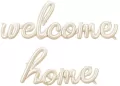 Balon foliowy Welcome Home cappuccino 335x71cm - tantis.pl