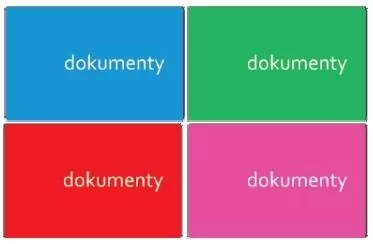 Okładka na dokumenty Duo PVC Modern mix - tantis.pl