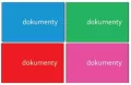 Okładka na dokumenty Duo PVC Modern mix - tantis.pl