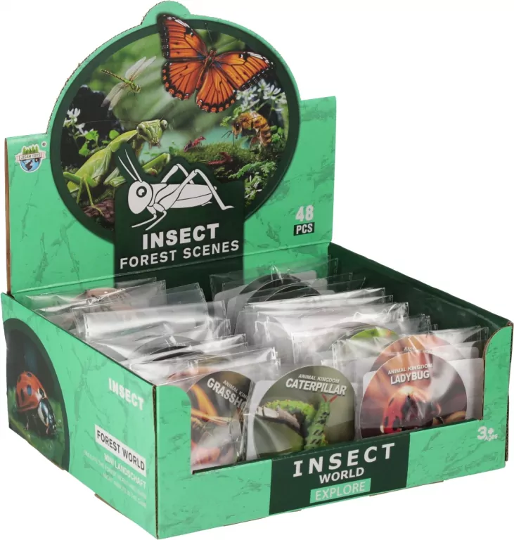 ZWIERZ INSEKTY 8CM MIX MC FOL DISP 48/960 - tantis.pl