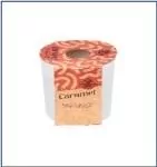 Świeczka sojowa Powąchaj mnie Caramel biała