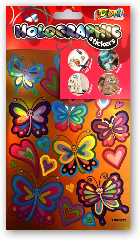 Naklejki holographic butterflies PENMATE - tantis.pl