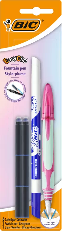 Pióro wieczne. Easy Clic Standard + Wkłady+ Wymazywacz . Mix - tantis.pl