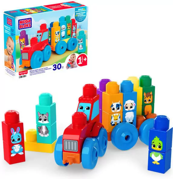 Mega Bloks Traktor ze zwierzątkami - tantis.pl