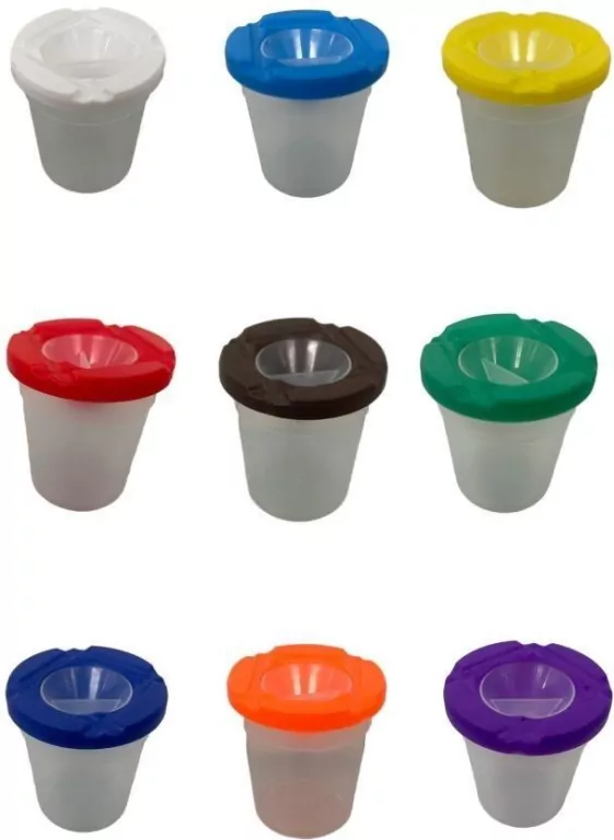 Kubek niekapek do malowania mix HAPPY COLORR - tantis.pl