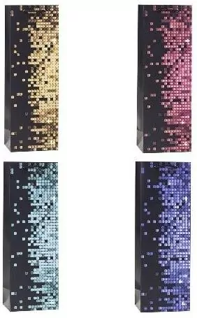 Torebka ozdobna na butelkę 12x36x9cm mix ROZETTE - tantis.pl