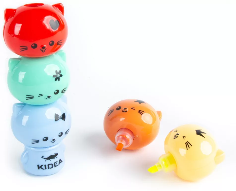 Flamastry kotki wieża KIDEA - tantis.pl