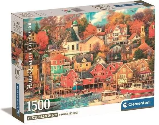 Puzzle 1500 Compact Good Times Harbor - tantis.pl
