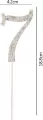 TOPPER NA TORT 7 SRE CYRKONIE 19CM NER PBH - tantis.pl