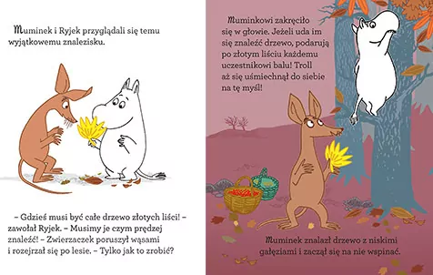 Muminek i złoty liść. Muminki - tantis.pl