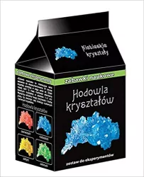 Zabawki naukowe. Hodowla kryształów. Niebieskie