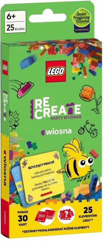 Lego Recreate. Karty wyzwań. Wiosna - tantis.pl