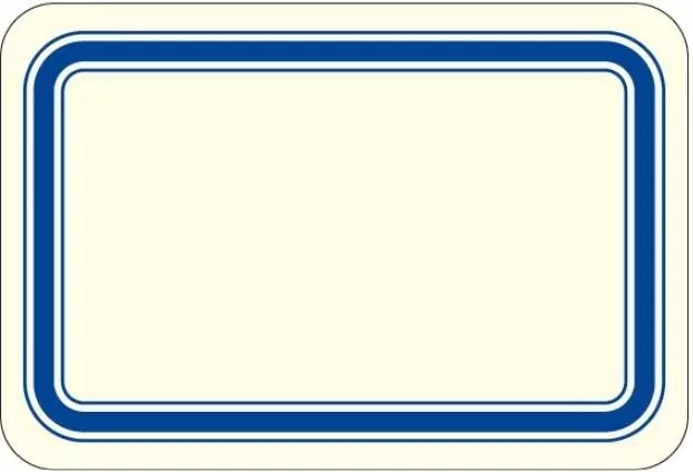 Rossi. Naklejki dekoracyjne ETK 037 Niebieskie - tantis.pl