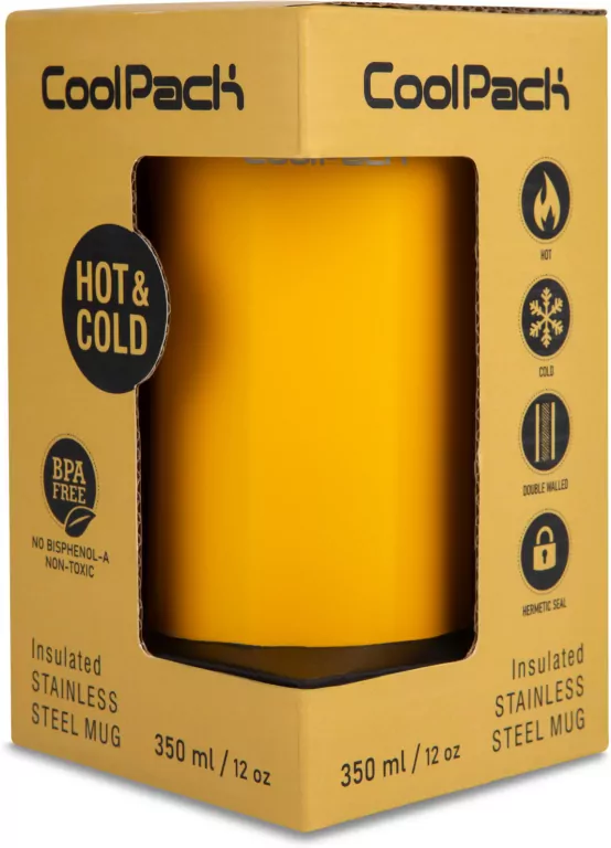 Kubek termiczny 350ml Coolpack Coffee Mug Tom Mustard - tantis.pl