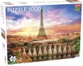Puzzle 1000 Lovers Eiffel Tower - tantis.pl