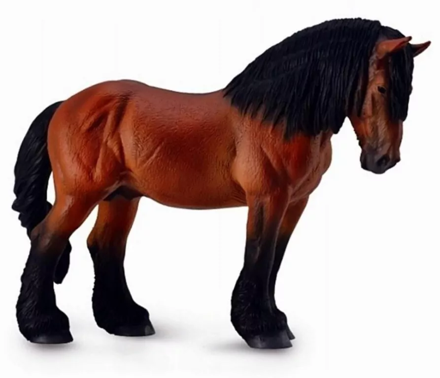 Koń ardeński maści gniadej XL - tantis.pl