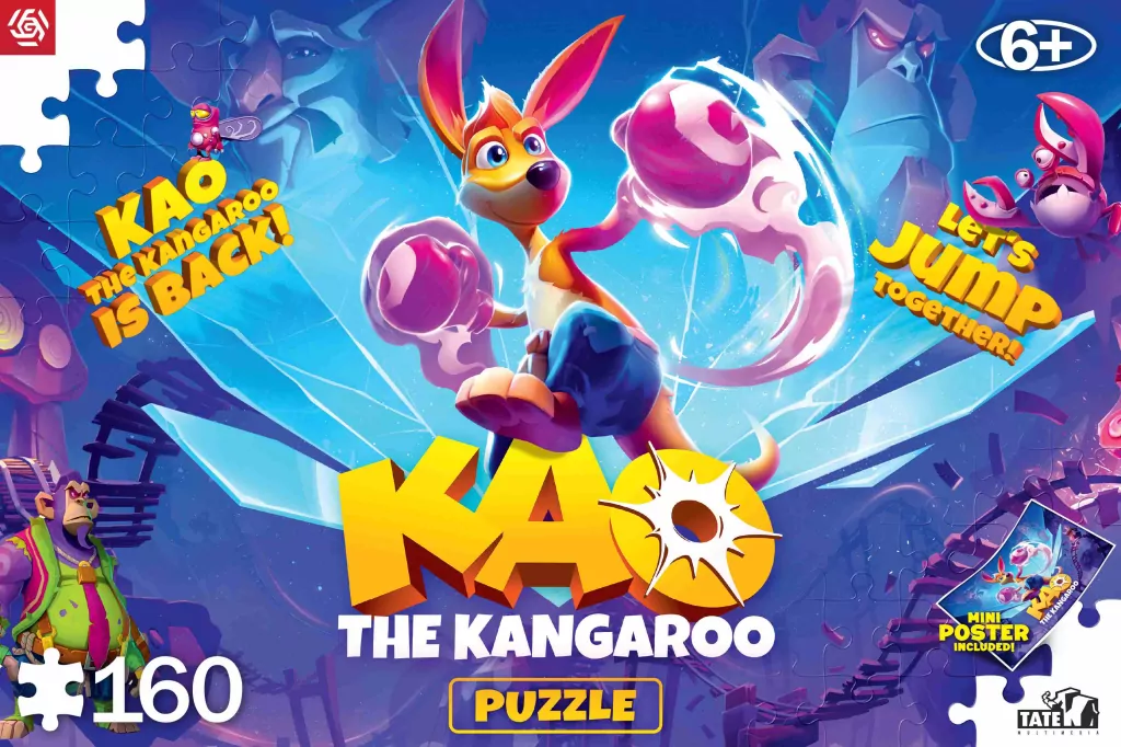 Puzzle 160 Kangurek Kao - Kao is back - tantis.pl