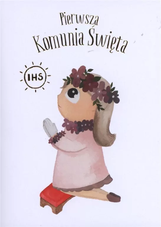 Karnet B6 Komunia - Dziewczynka - tantis.pl