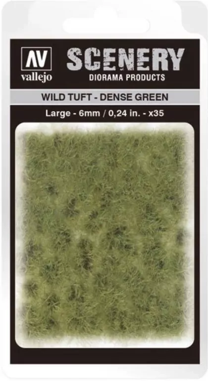 Vallejo: SC413 - Scenery - Wild Tuft - Dense Green (6 mm x 35) - tantis.pl