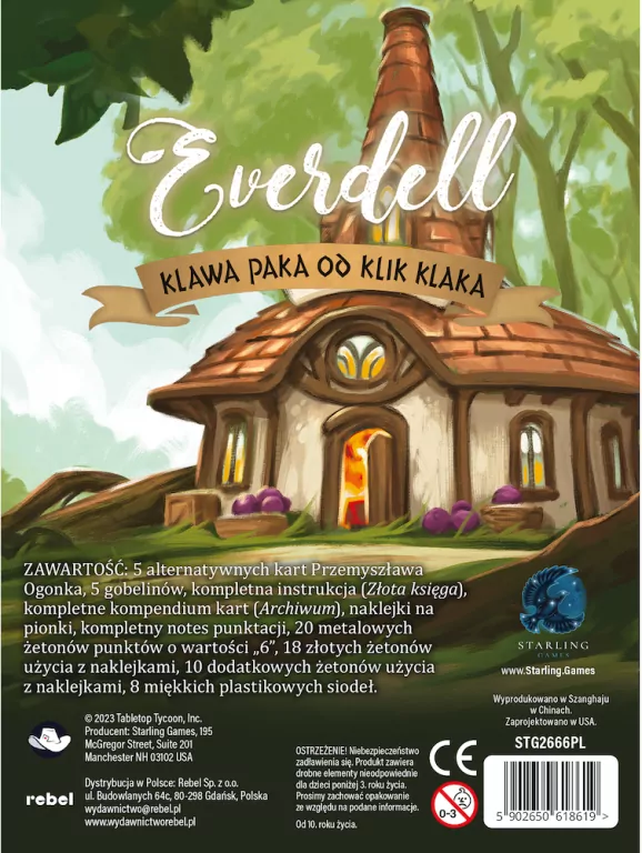 Everdell: Klawa paka od Klik Klaka REBEL - tantis.pl