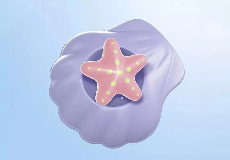 Prysznic z muszli. Zestaw z figurkami. Junior Disney 71460 - tantis.pl