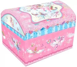 Szkatułka z pozytywką. Jednorożec