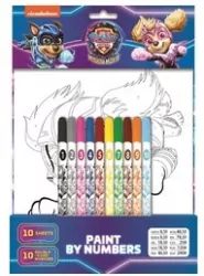 Zestaw do malowania po numerkach Psi Patrol 20 elementów