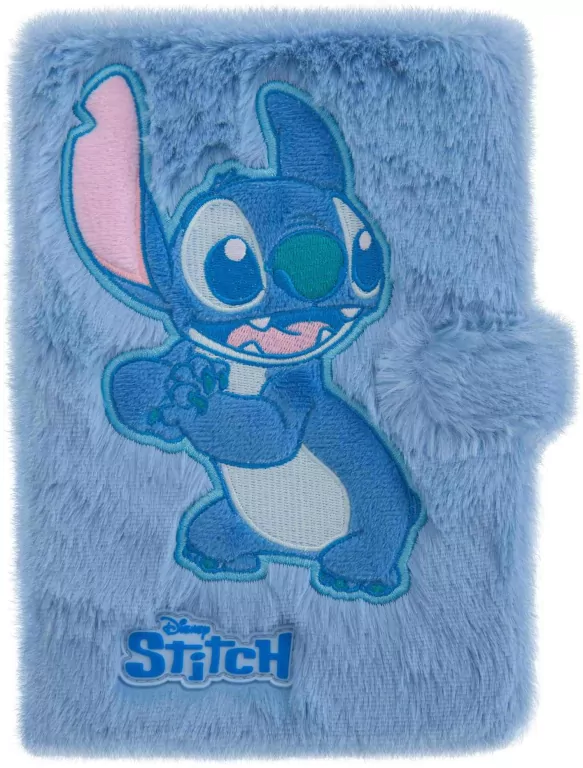 Notes A5 80k. Disney Fluffy Stitch niebieski - tantis.pl