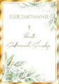 Karnet A5 Bierzmowanie. Listki - tantis.pl
