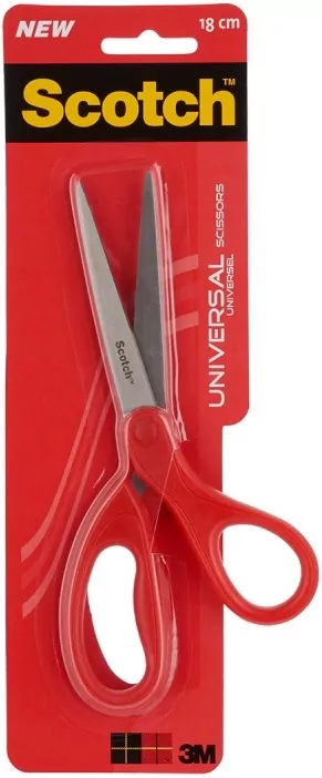 Nożyczki uniwersalne Scotch czerwone 18cm - tantis.pl