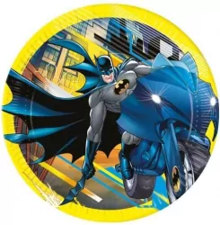 Talerzyki papierowe Batman 23cm