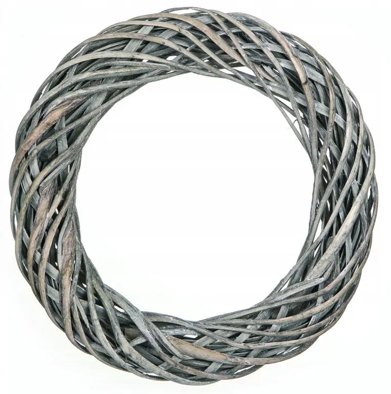 Wianek wiklynowy, szary 36cm - tantis.pl