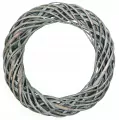 Wianek wiklynowy, szary 36cm - tantis.pl
