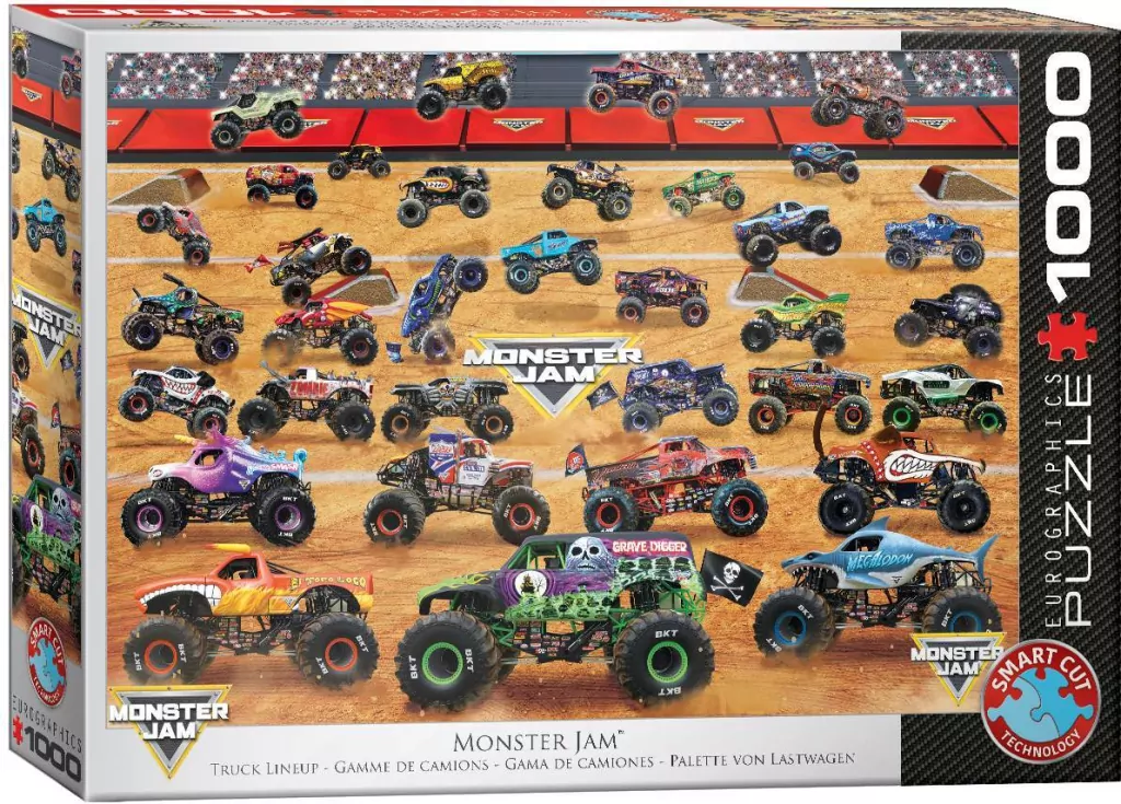 Puzzle 1000 Monster Jam Truck Lineup 6000-5944 - tantis.pl