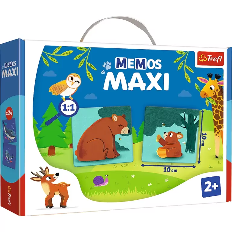 Memo Maxi Zwierzęta i dzieci TREFL - tantis.pl