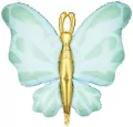 Balon foliowy Motyl 69x69cm mięta - tantis.pl