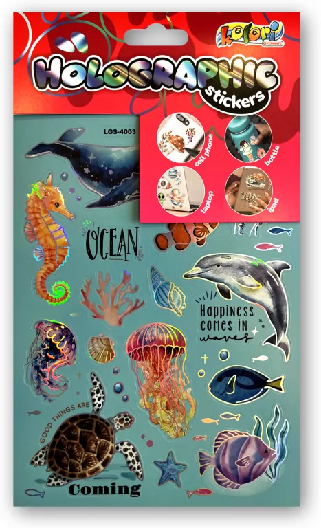 Naklejki holographic ocean PENMATE - tantis.pl