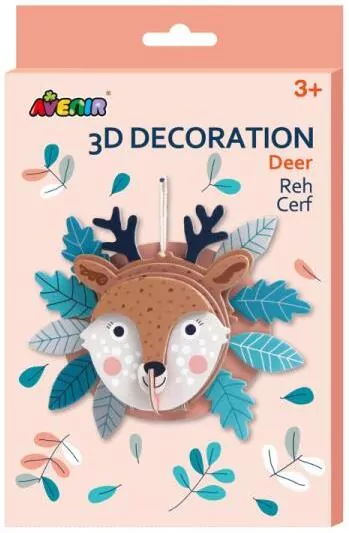 Dekoracje 3D - jeleń - tantis.pl