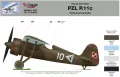 Mirage. Pzl P.11C Seria 09, Model do sklejania - tantis.pl