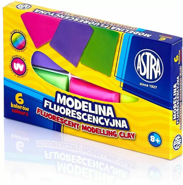 Modelina fluorescencyjna. 6 kolorów - tantis.pl