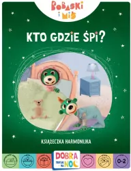 Kto gdzie śpi? Bobaski i Miś. Dobranoc, Trefliki na noc. Książeczka harmonijka.