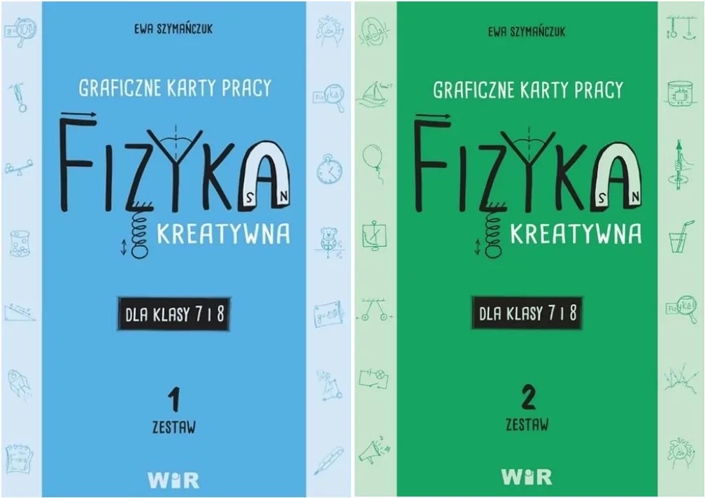 Pakiet: Fizyka. Zestaw 1-2. Graficzne karty pracy. Klasa 7-8 - tantis.pl