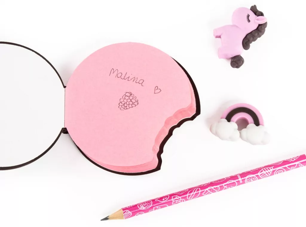 Pamiętnik pachnący z akcesoriami Malinowy krem - tantis.pl